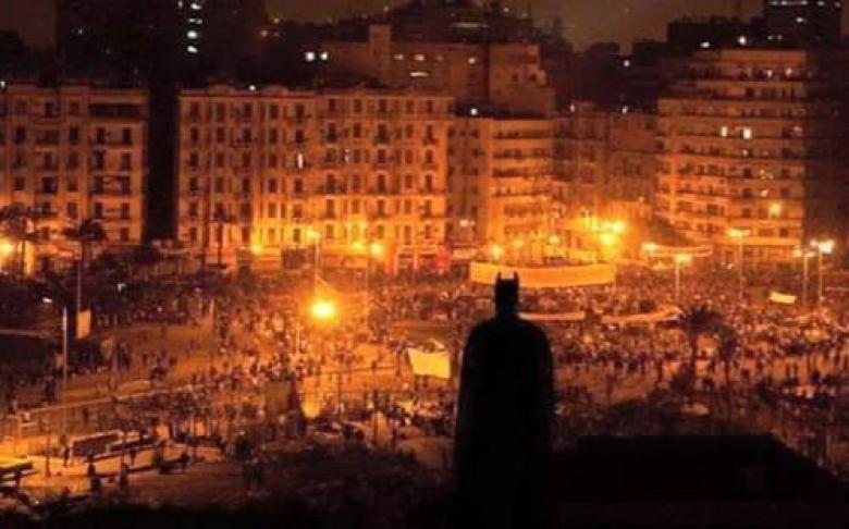 باتمان في حلوان - الصورة من السوشيال ميديا