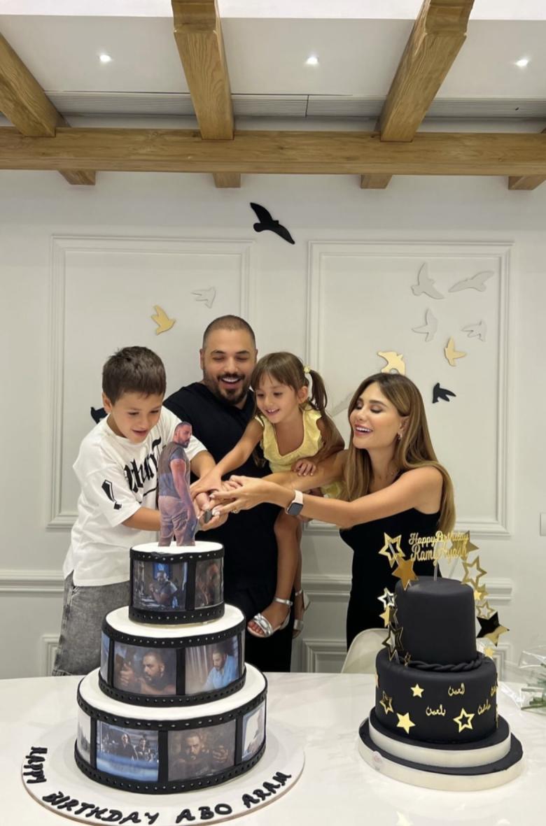 رامي عياش يحتفل بعيد ميلاده برفقة عائلته