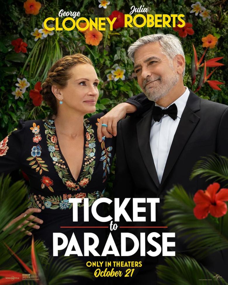 بوستر فيلم Ticket to Paradise - انستقرام @tickettoparadise