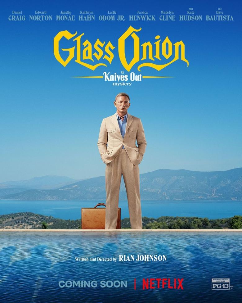 بوستر فيلم Glass Onion - انستقرام @knivesout