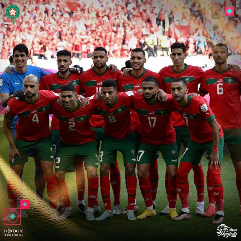 المنتخب المغربي- صورة من حساب EnMaroc على تويتر