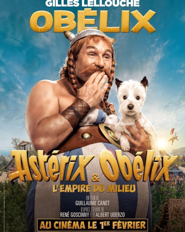 بوستر فيلم Asterix & Obelix لشخصية أوبليكس - انستقرام @autopromodegilleslellouche