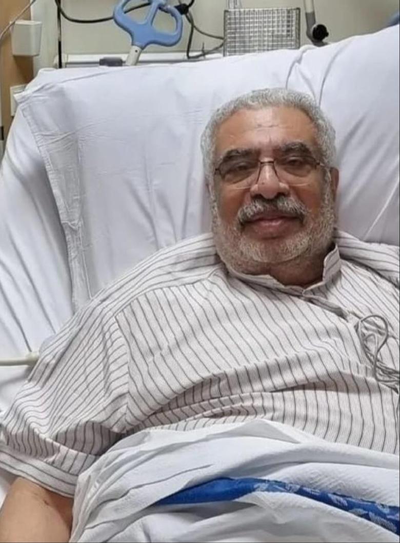 غازي حسين في المستشفى - تويتر