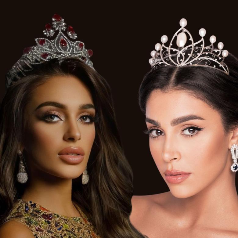 ملكة جمال لبنان وملكة جمال البحرين - صورة معدلة