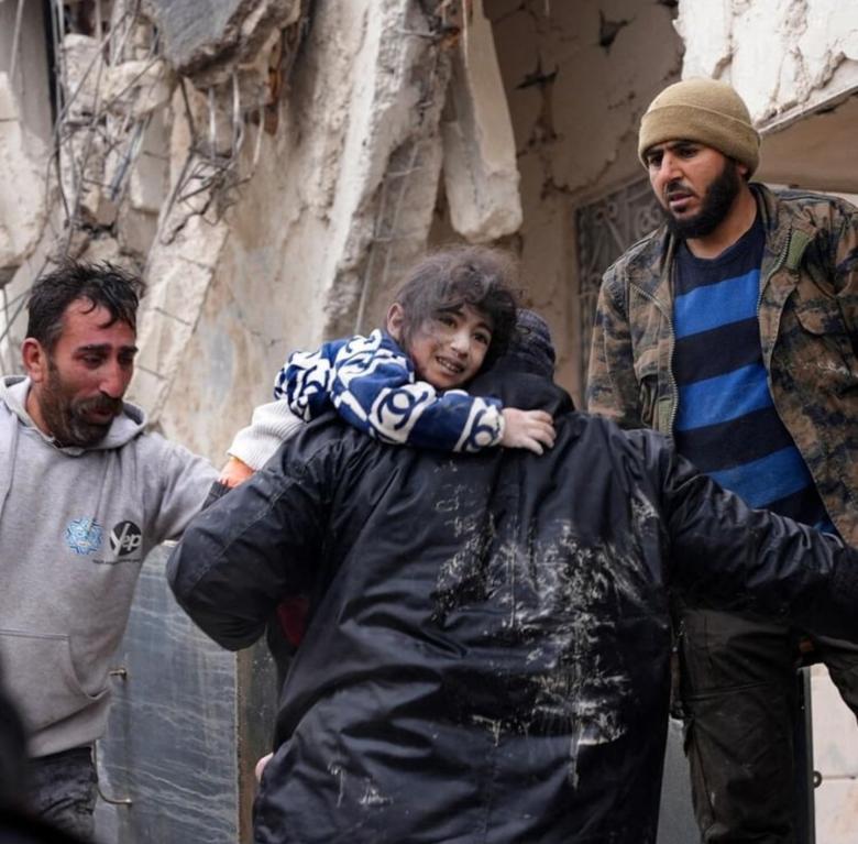 صورة من الدمار الذي حل بسوريا بعد الزلزال- انستقرام @mustafaalkhani