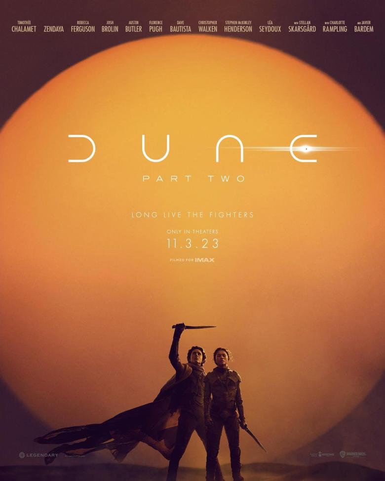 بوستر فيلم Dune 2 - انستقرام @dunemovie