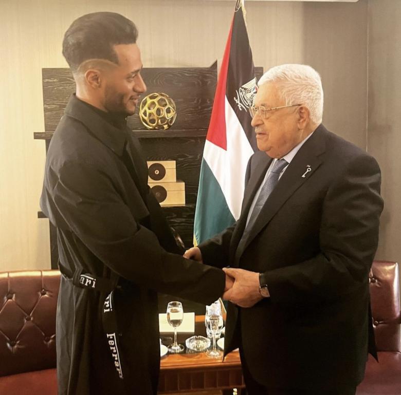 محمود عباس ومحمد رمضان - إنستغرام 