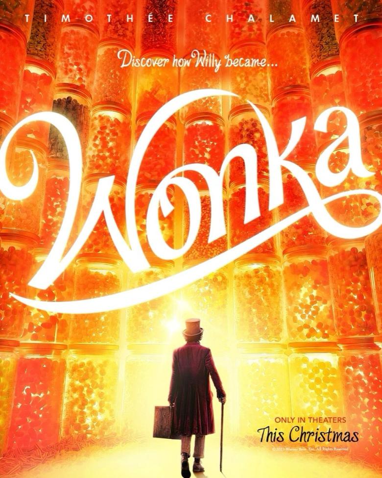 بوستر فيلم Wonka - انستقرام @tchalamet