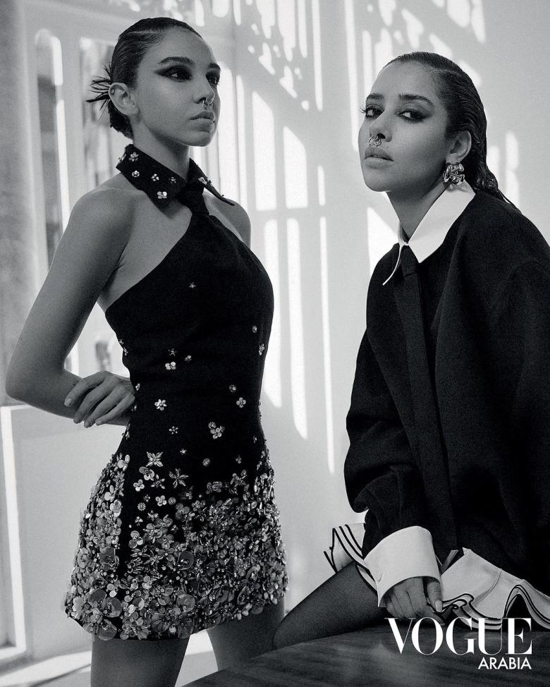 سلمى أبوضيف و بلقيس فتحي - صورة من حساب Vogue Arabia على إنستقرام