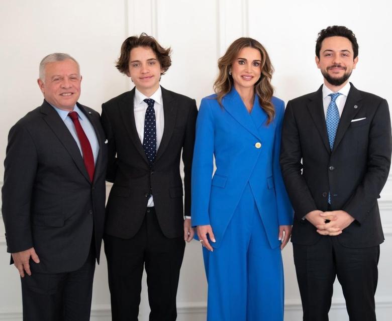 الملكة رانيا العبدالله مع أعز الرجال على قلبها - صورة من انستقرام