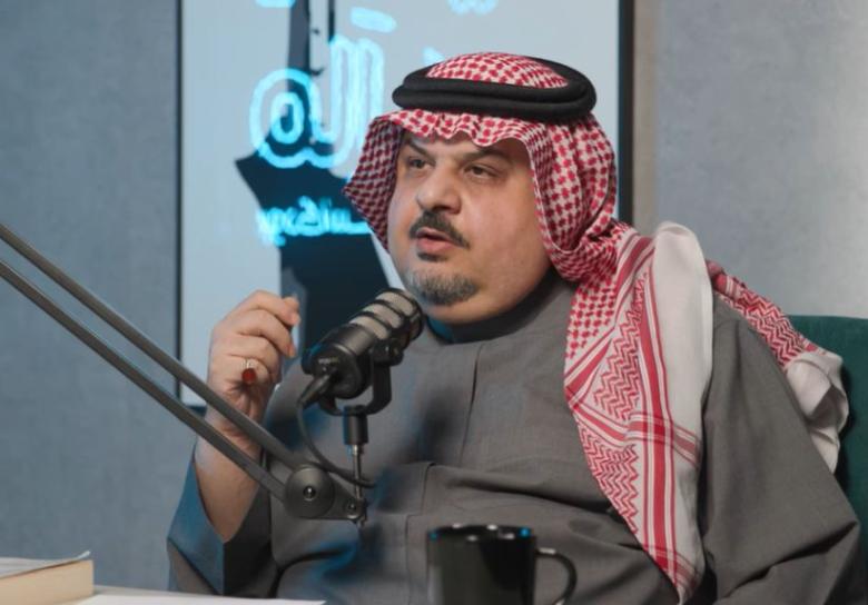 الأمير عبد الرحمن بن مساعد - صورة من فيديو اليوتيوب