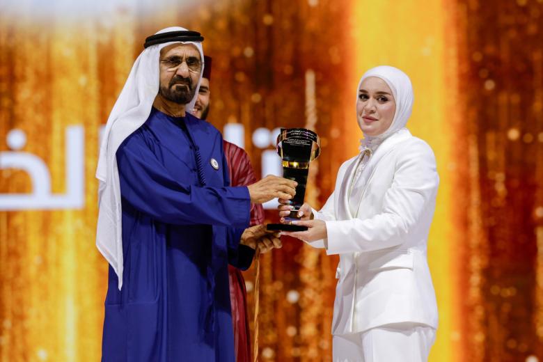 الشيخ محمد بن راشد آل مكتوم -  تالا الخليل وجائزة صناع الأمل