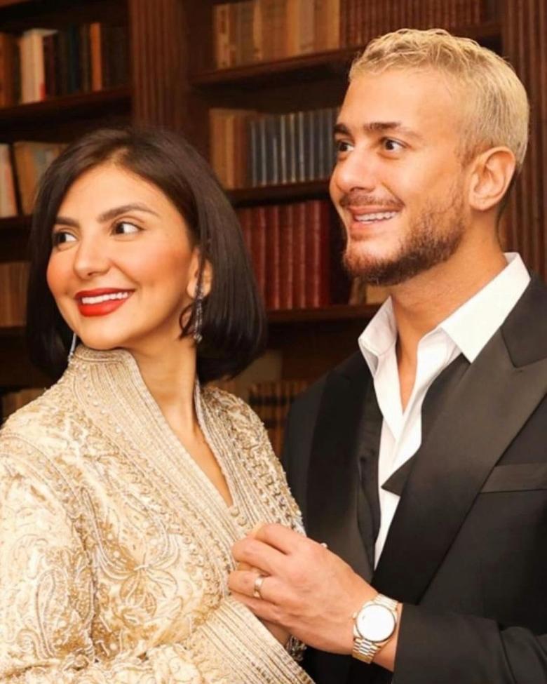 سعد لمجرد وزوجته غيثة العلاكي - صورة من إنستقرام