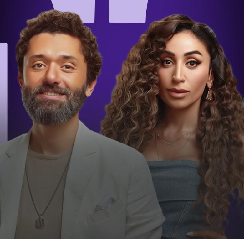 كريم محمود عبد العزيز و دينا الشربيني - صورة معدلة