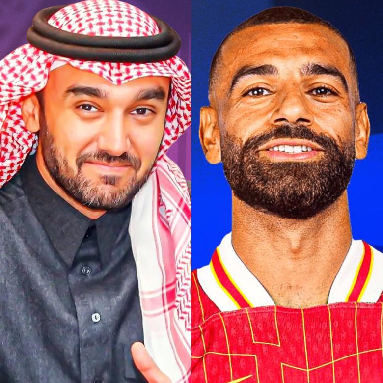 محمد صلاح ووزير الرياضة السعودي الأمير عبدالعزيز بن تركي الفيصل