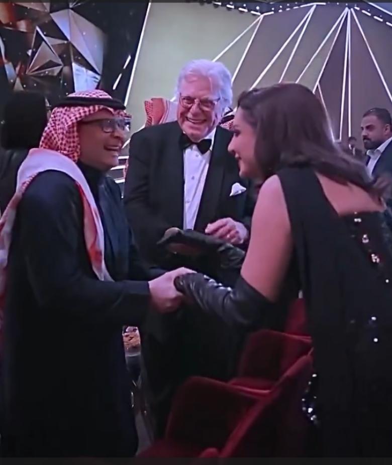 عبدالمجيد عبدالله،  حسين فهمي، و أنغام - جوي اورد 2025 Joy Awards