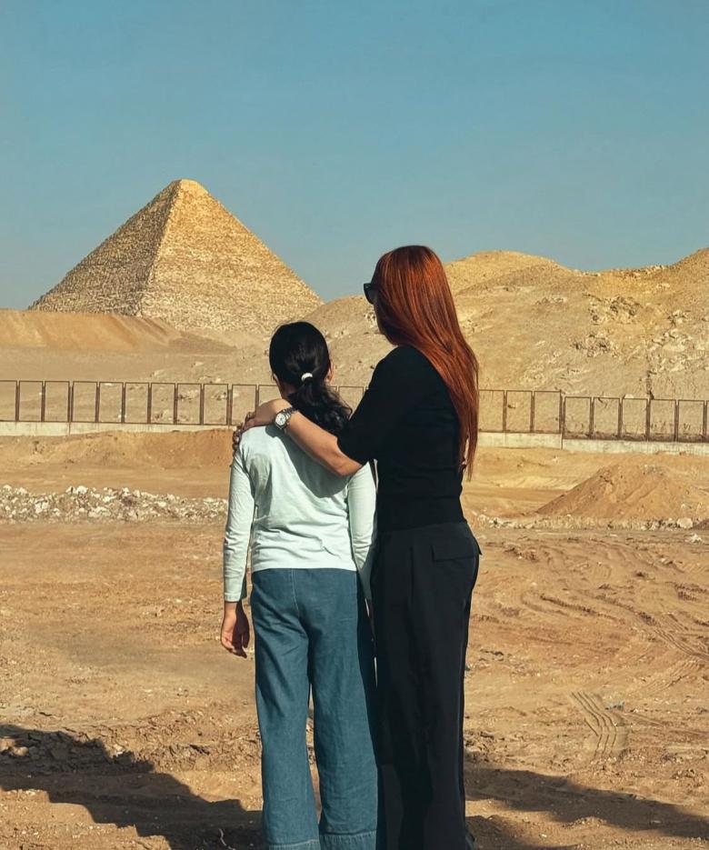كارول سماحة وإبنتها تالا