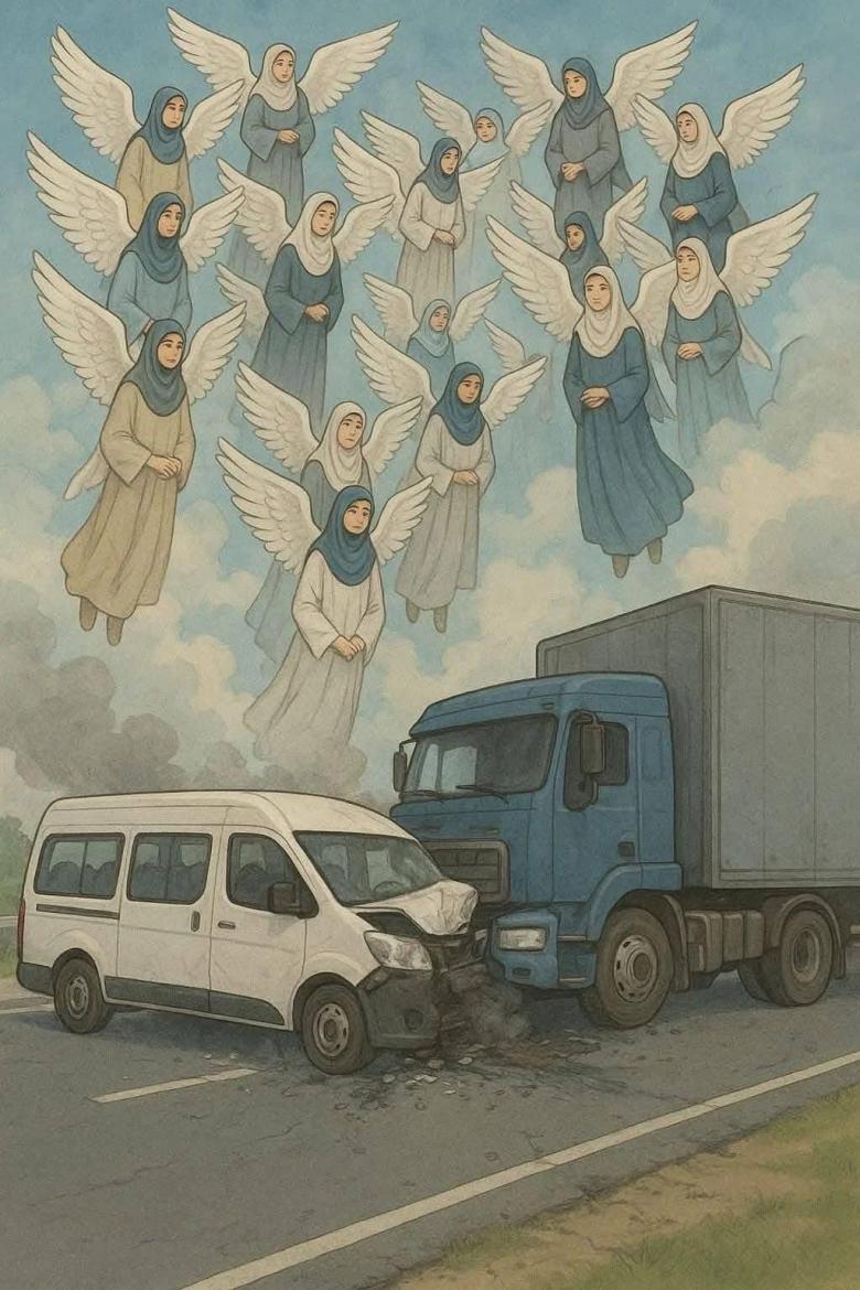 صورة تخيلية لحادث الطريق الإقليمي