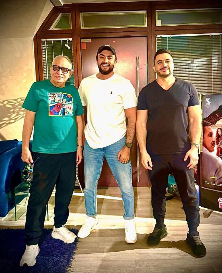 أحمد العوضي وأحمد وكريم السبكي
