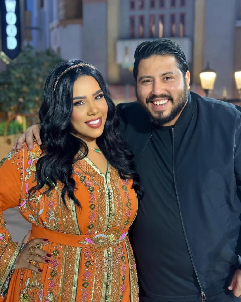 محمد كارتر و شيماء سيف - صورة من فيسبوك