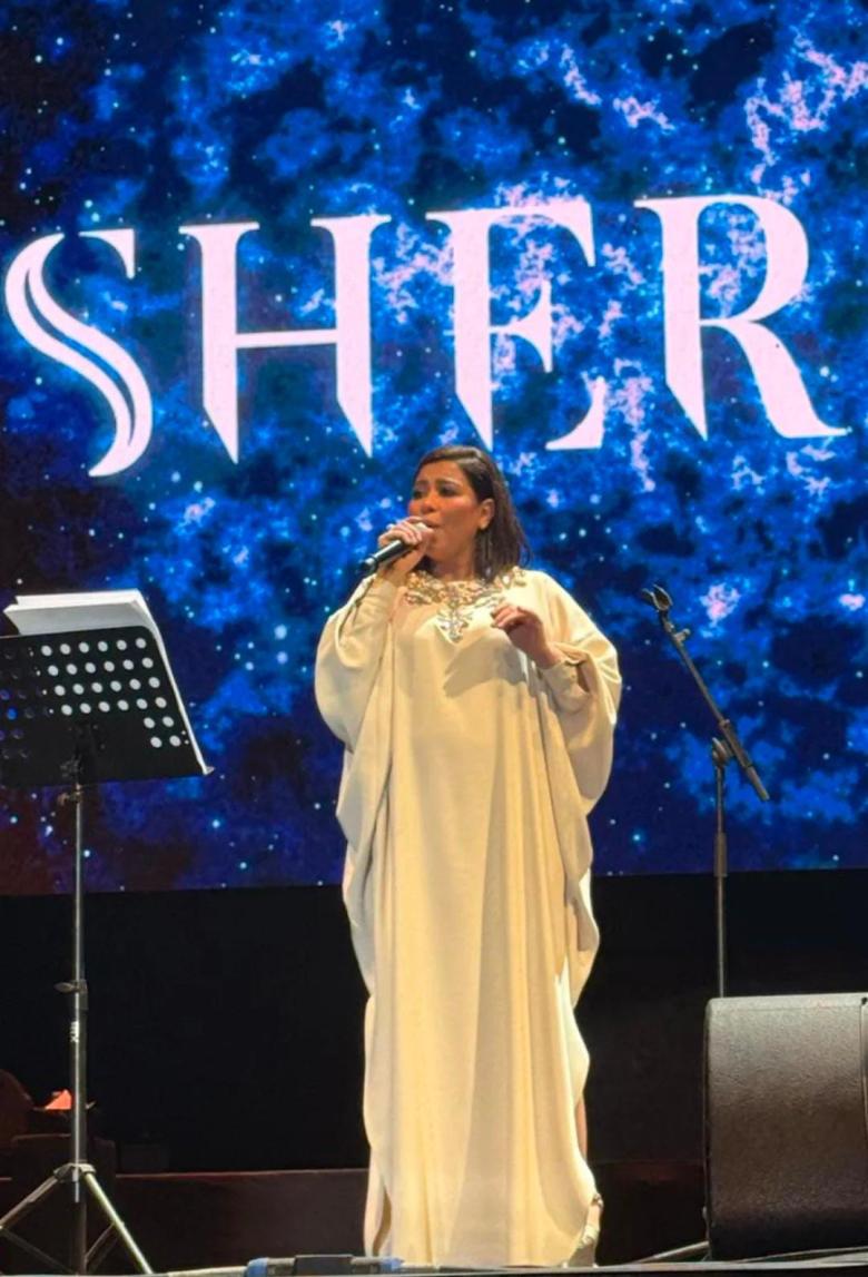 شيرين عبد الوهاب في ختام مهرجان موازين 2025 - صورة من السوشيال ميديا