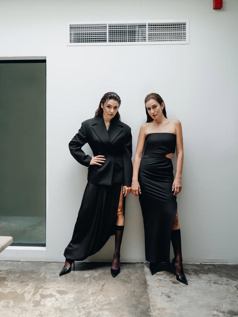 أمينة خليل و هاندة أرتشيل - صورة من حساب مجلة Vogue Arabia على انستقرام