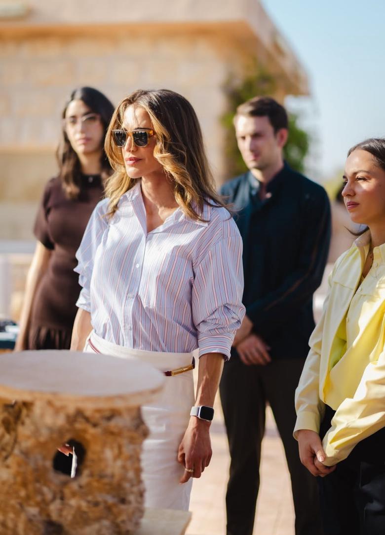 الملكة رانيا و الأميرة ايمان - انستغرام 