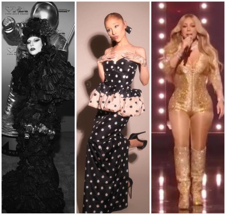 ليدي غاغا، ماريا كاري وغيرهن.. باطلالات غريبة وجريئة في حفل MTV Awards 