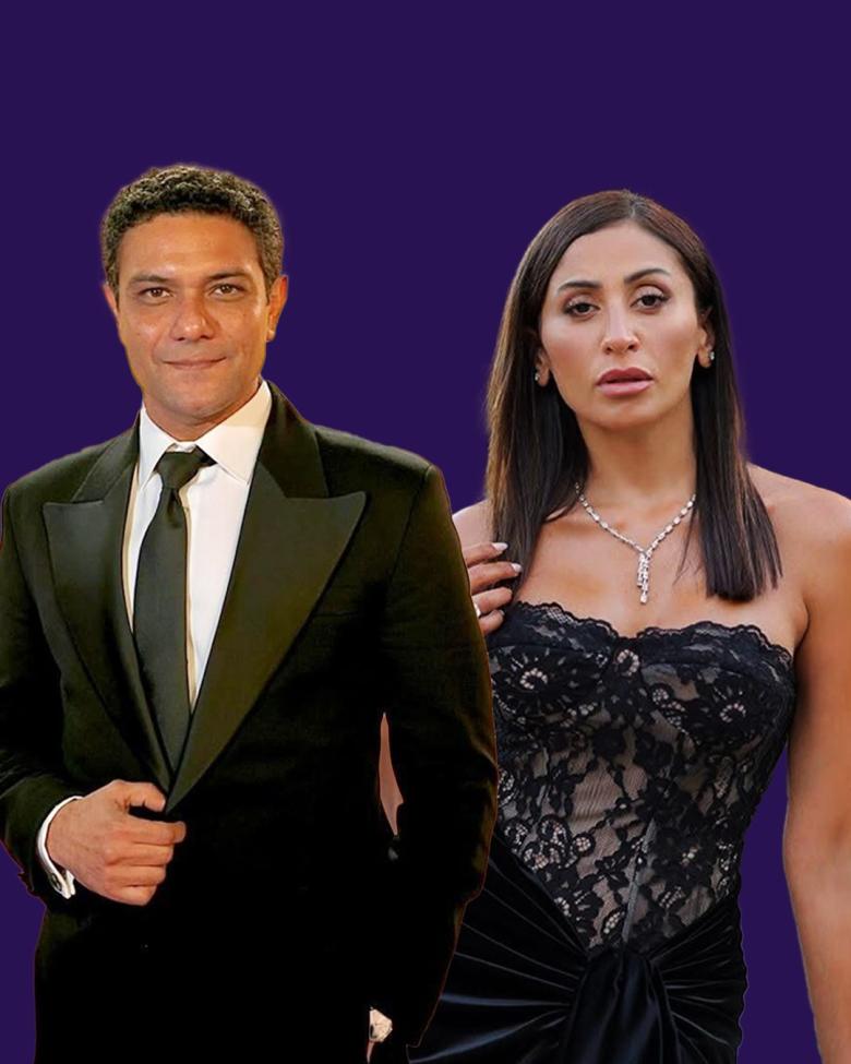 آسر ياسين و دينا الشربيني - صورة معدلة