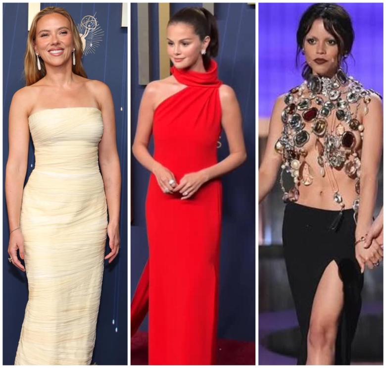 إطلالات سكارليت جوهانسون، سيلينا غوميز وجينا أورتيغا وغيرهن..  فيEmmy Awards  