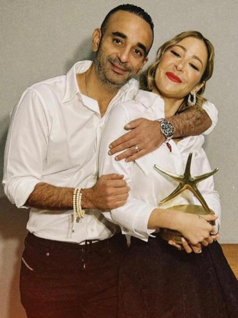 منة شلبي وزوجها أحمد الجنايني منة شلبي وزوجها أحمد الجنايني