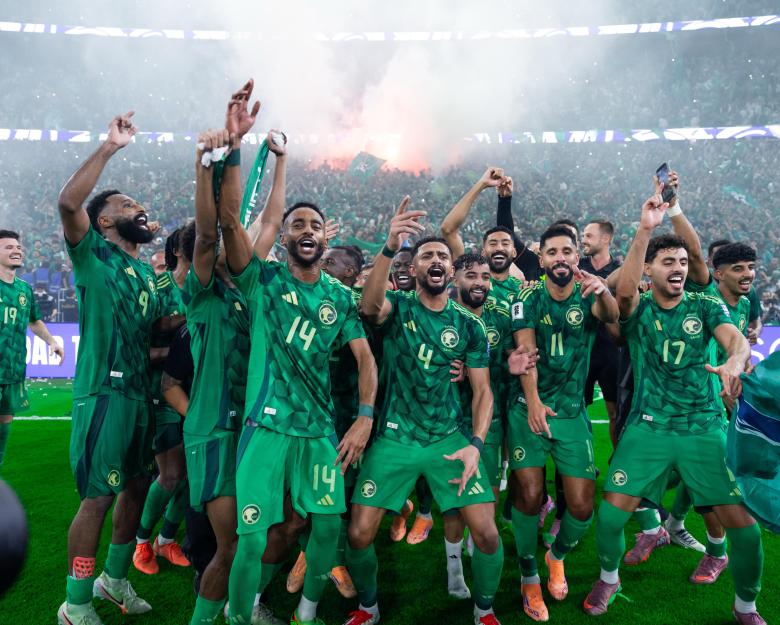 المنتخب السعودي - صورة من الحساب الرسمي لمنتخبات كرة القدم السعودية