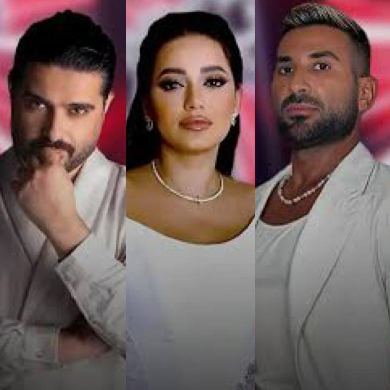 أحمد سعد ورحمة رياض وناصيف زيتون