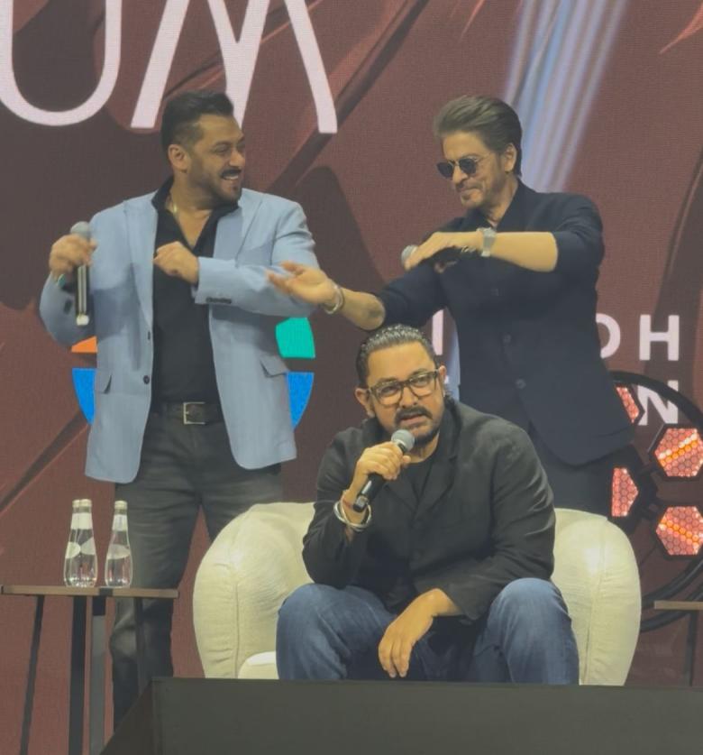 عامر خان وشاروخان وسلمان خان عامر خان وشاروخان وسلمان خان