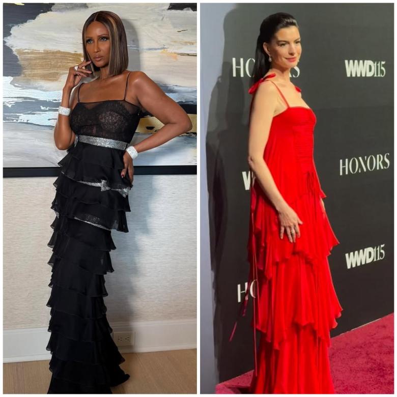 أناقة آن هاثاواي وايمان في حفل WWD Honors 2025 أناقة آن هاثاواي وايمان في حفل WWD Honors 2025