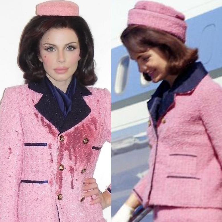 جاكلين كينيدي وجوليا فوكس - صورة مركبة من إنستغرام وإكس جاكلين كينيدي وجوليا فوكس - صورة مركبة من إنستغرام وإكس