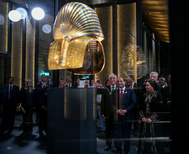 صورة من إفتتاح المتحف المصري الكبير صورة من إفتتاح المتحف المصري الكبير