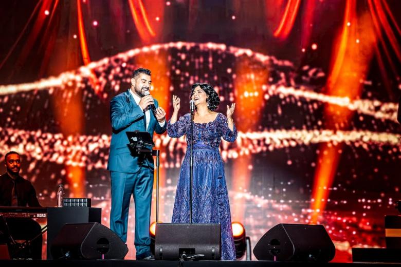 نوال - آدم - مسرح بيون الدانة