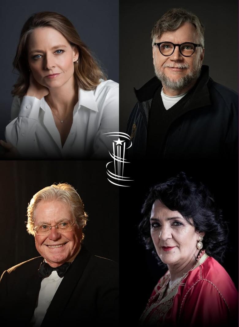 جودي فوستر Jodie Foster، غييرمو ديل تورو Guillermo del Toro، راوية، و حسين فهمي