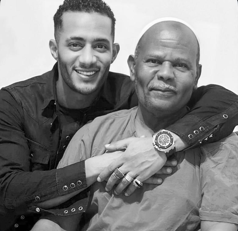 محمد رمضان ووالده