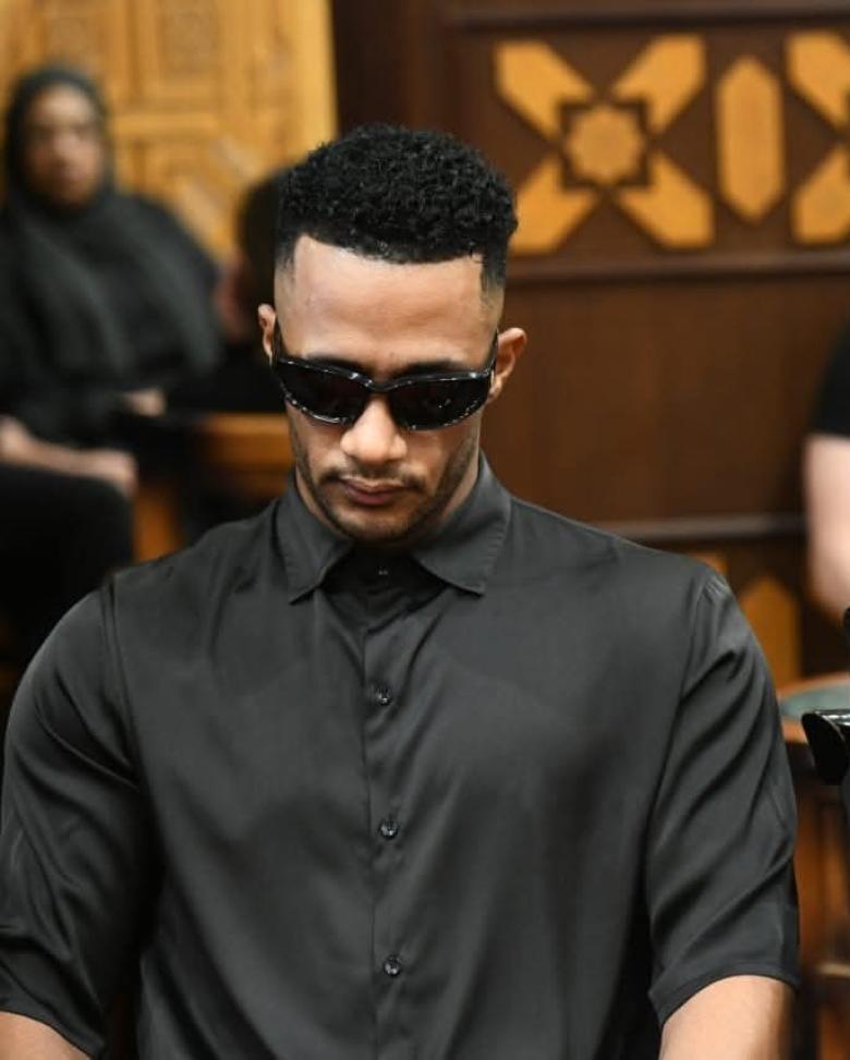 محمد رمضان - عزاء السيناريست الراحل أحمد عبد الله