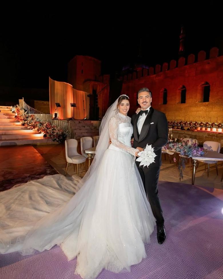 حفل زفاف هايدي موسى ومحمد غنيم.. ET بالعربي يلتقي العرسان