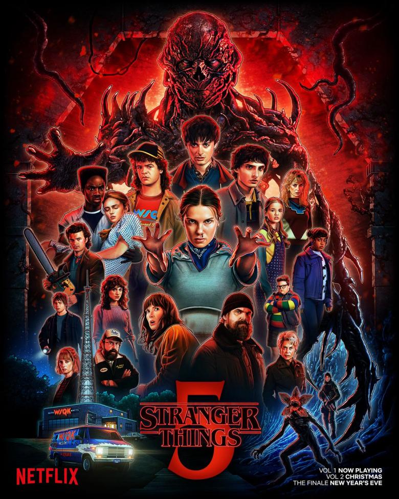 بوستر تشويقي لمسلسل Stranger Things 5 - إكس
