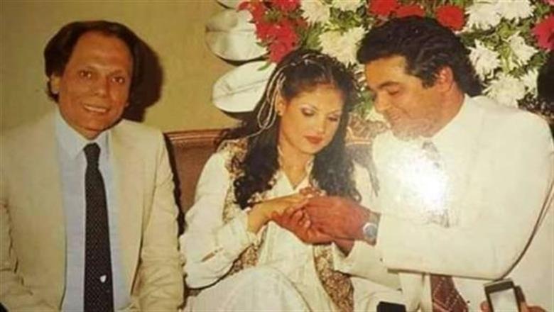 عادل إمام وشقيقته وزوجها مصطفى متولي