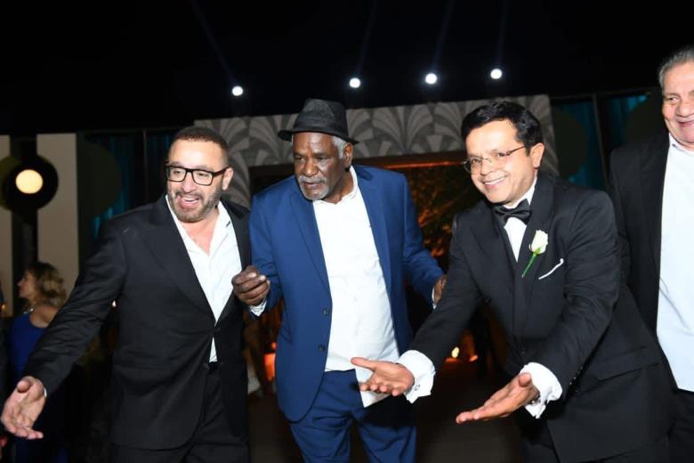 محمد هنيدي يحتفل بحفل زفاف ابنته