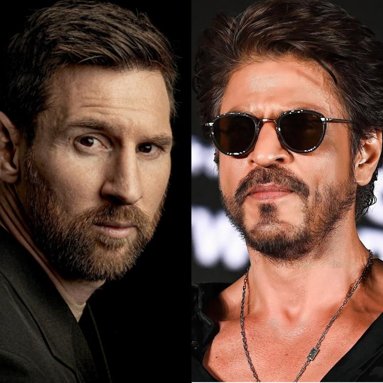 Shah Rukh Khan شاروخان - Lionel Messi ليونيل ميسي 