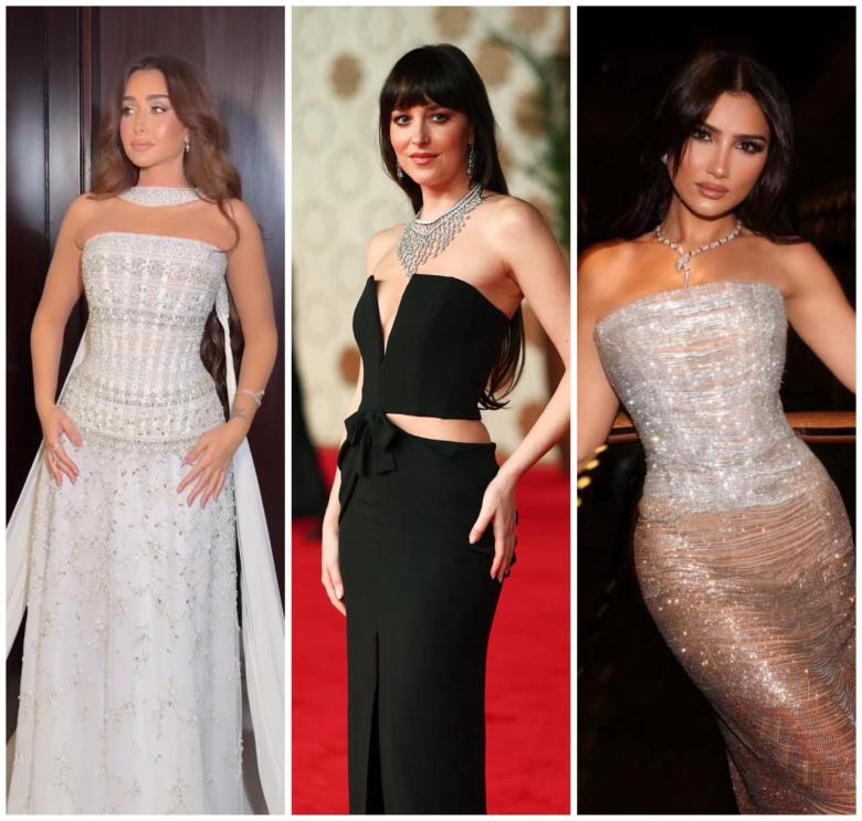 إطلالات لافتة تزيّن السجادة الحمراء في مهرجان البحر الأحمر السينمائي