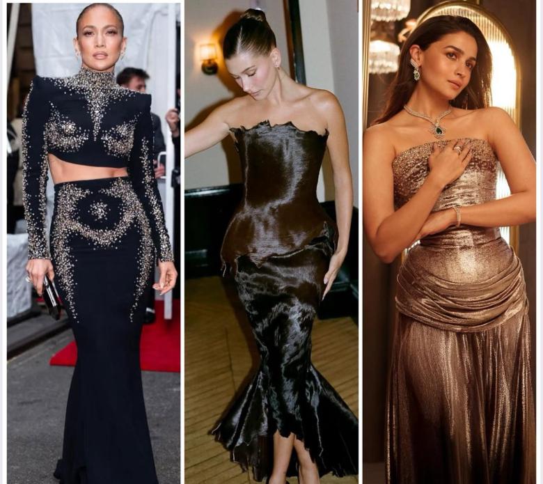 عليا بهات وهايلي بيبر وغيرهن باطلالات بتوقيع عربي في 2025 - الصور من انستغرام النجمات والمصممين 