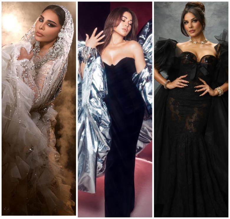 إطلالات مسرحية لافتة… النجمات يتألقن في 2025 - الصور من انستغرام النجمات