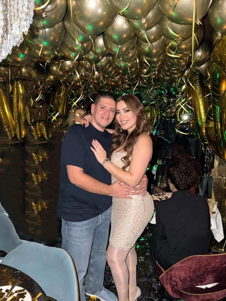 نسرين طافش وزوجها